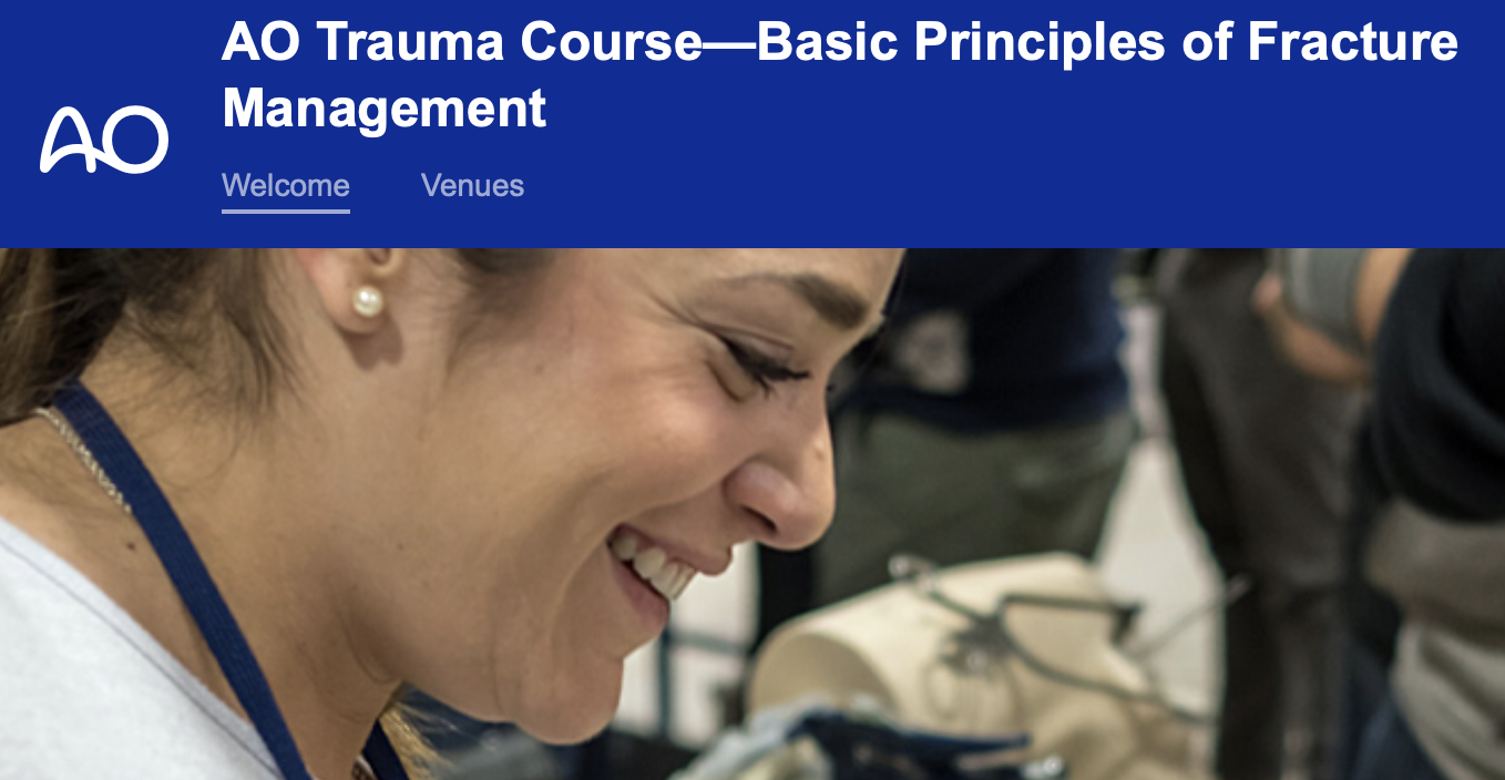 AO Trauma course - basic principles of fracture management
