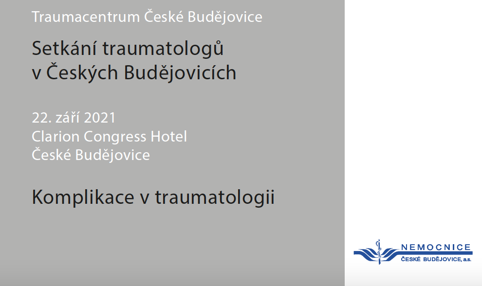 Setkání traumatologů v Českých Budějovicích