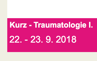 Kurz Chirurgie ruky - Traumatologie I.